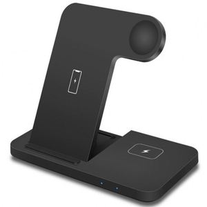 Samsung iphone için 3 In 1 kablosuz şarj hızlı şarj standı taşınabilir 15W katlanabilir kablosuz şarj - Product Image 1