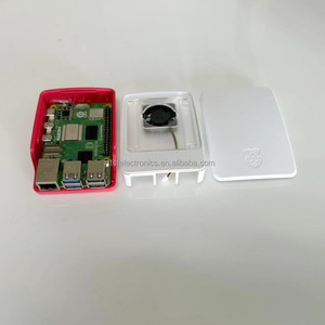 <strong>Raspberry</strong> <strong>Pi</strong> 5B Generation 5 Official Red and White Cooling <strong>Case</strong> <strong>Raspberry</strong> <strong>Pi</strong> <strong>Case</strong> Cooling Fan Protective <strong>Case</strong> - Product Image 4