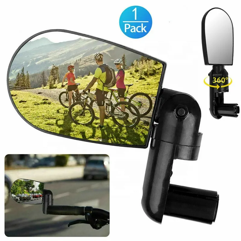 360 Rotatable bike mirror mountain road bicycle handlebar mirrors outdoor view bike side mirror Cycling safety equipment