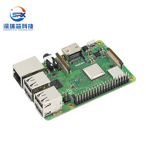 Orijinal ahududu Pi 3B + 4 çekirdekli sensör ile başlangıç kiti PC iletişim ve ağ geliştirme kurulu için Python paketi