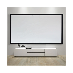 Pantalla de proyección de marco fijo: material de alta ganancia/rechazo de luz ambiental (ALR) de 140 ", pantalla montada en la pared/techo - Product Image 1