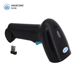 Escáner de código de barras CMOS inalámbrico 2D con luz LED Interfaz USB y COM de mano de largo alcance para escaneo de código QR 1/2" - Product Image 5
