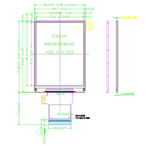 Compact 2.8-Inch IPS TFT <strong>LCD</strong> <strong>Display</strong> <strong>Module</strong> 480*640 GC9503CV 40PIN RGB/MiPi Interface <strong>LCD</strong> Screen for Multiple Applications - Product Image 6