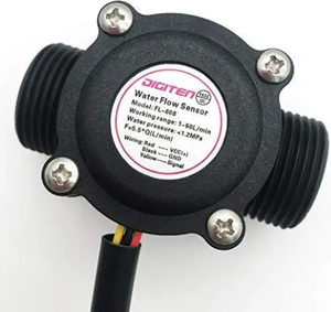 Digital Industrial Plastic Water Flowmeter With Hall Effect Liquid Sensor OEM Supported LCD Display for Oil <strong>Flow</strong> Meter - Product Image 1