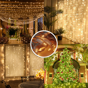 Cadena de luces LED de venta directa de fábrica con control remoto, conveniente Luz de hadas para decoración de fiestas - Product Image 1