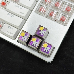 Kişilik dağıtım tutkal klavye tuşları yıldızlı s-ky astronot Keycaps mekanik klavye kiraz çapraz eksen tuşları için - Product Image 5