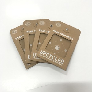 Mini-Umschlag Kraft papier umschlag individuell bedruckte Marke UV-weißer Umschlag mit transparentem Fenster - Product Image 1