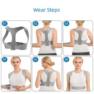 Fspg thoáng khí trở lại tư thế Corrector cho nam giới và phụ nữ-trên trở lại hỗ trợ Brace & ép - Product Image 5