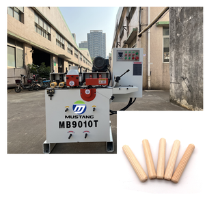 野马扫帚手柄制造机木材圆形罗布棒制造机MC9060B - Product Image 6