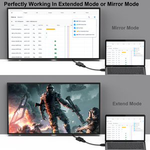 Personalice HDMI a VGA, adaptador de monitor HDMI unidireccional de computadora a VGA (hembra a macho) con audio de 3,5mm - Product Image 4