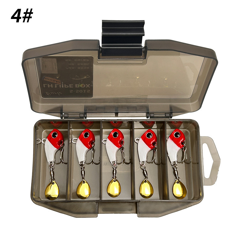4 piezas de cabeza roja y cuerpo blanco (5 piezas). Se entrega en caja (embalado).