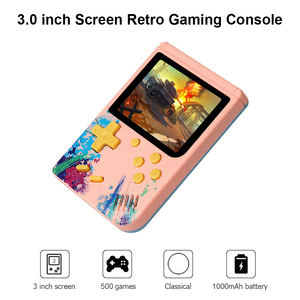 G5S 3.0นิ้วจอสีย้อนยุคคอนโซลเกมมินิแบบมือถือพกพา500 + เกมคลาสสิกเกม2ผู้เล่นรองรับ FC - Product Image 5