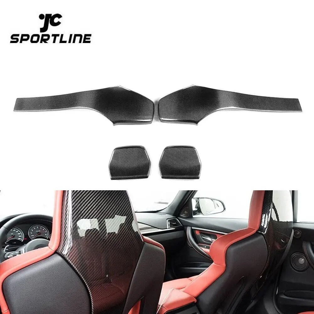 Seco de fibra de carbono interior asiento para cubierta BMW F80 M3 F82 F83 M4 sedán Coupe Convertible 2014 - 2018