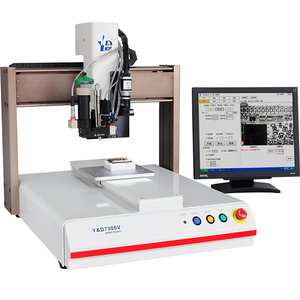 Dispenser di colla per visione a tre assi su misura robotico per il controllo del computer programmazione visiva macchina di erogazione della colla con fotocamera - Product Image 1