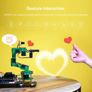 Роботизированная рука Dofbot Ai Vision с ROS Python, научно-технические игрушки для программирования Jetson Nano 4GB (B01/Sub) - Product Image 6