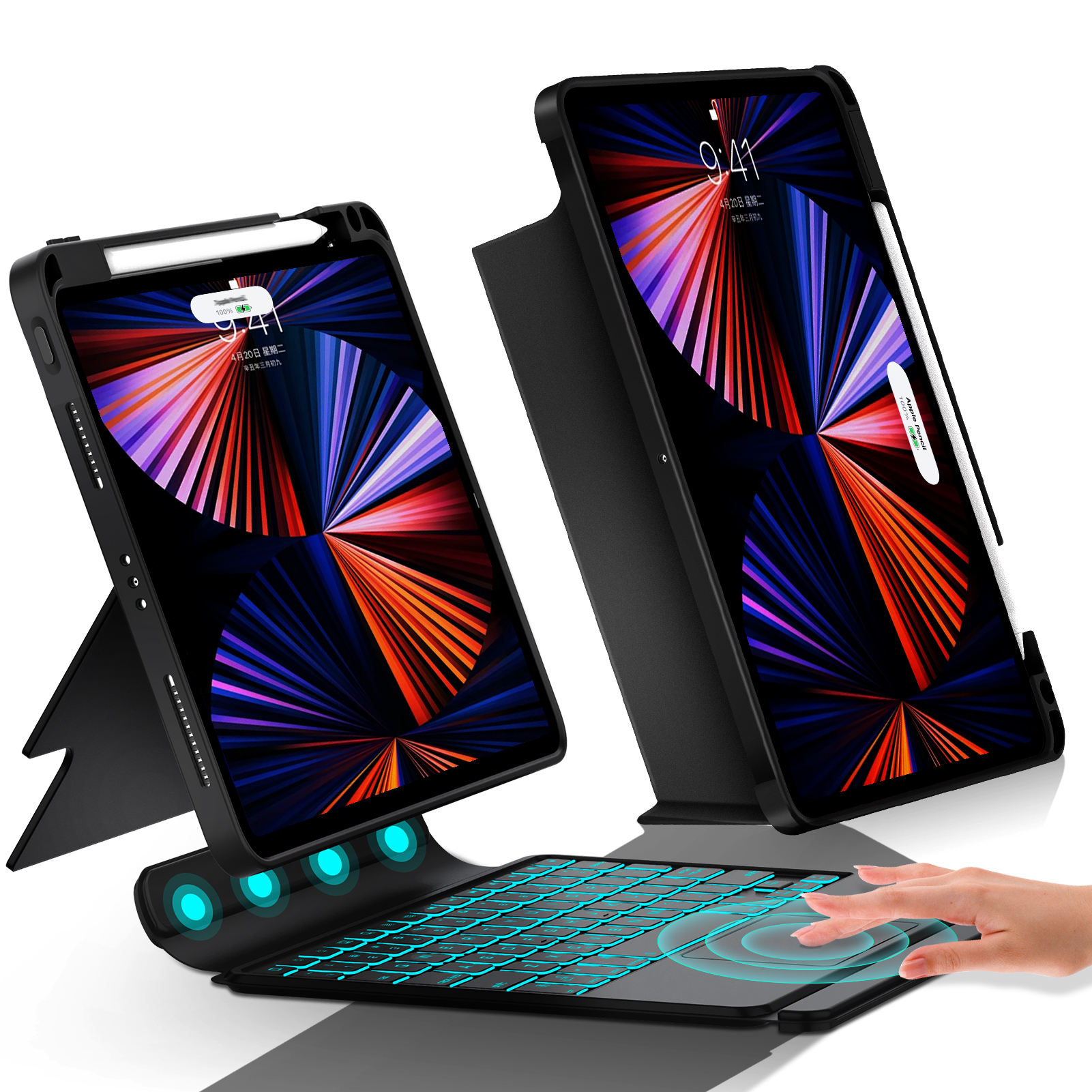 Pour iPad Pro 5ème génération Noir