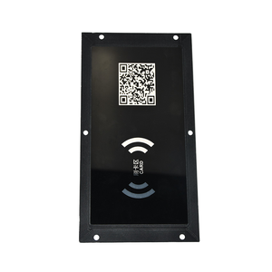 Бесплатный образец пользовательского QR-кода кард-ридер переключатель акриловый сенсорный экран панель управления горячим тиснением Поверхности пластиковая печать этикетка - Product Image 1
