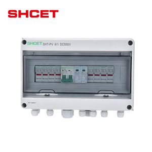 メーカーSHCET 4 in 1 out 4 input 2 out 1000VDC HA IP65プラスチック防水配電ソーラーDCpvコンバイナーボックス4ストリング - Product Image 1