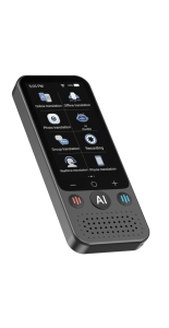 Z15W Sprachen lernen mit AI Q & A Portable & User-Friendly Language Translator