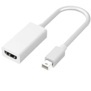 迷你显示端口至高清多媒体适配器4K 1080P迷你DP至高清多媒体电缆转换器，适用于苹果MacBook Air Pro PC电视投影仪显示器 - Product Image 2