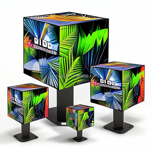 P2.5 โมดูลจอแสดงผล LED แบบยืดหยุ่นสีเต็มรูปแบบในร่ม HUB75 320 * 160 มม. ความละเอียด 128 * 64 SMD RGB P2.5 แผง LED อ่อนเมทริกซ์ - Product Image 1
