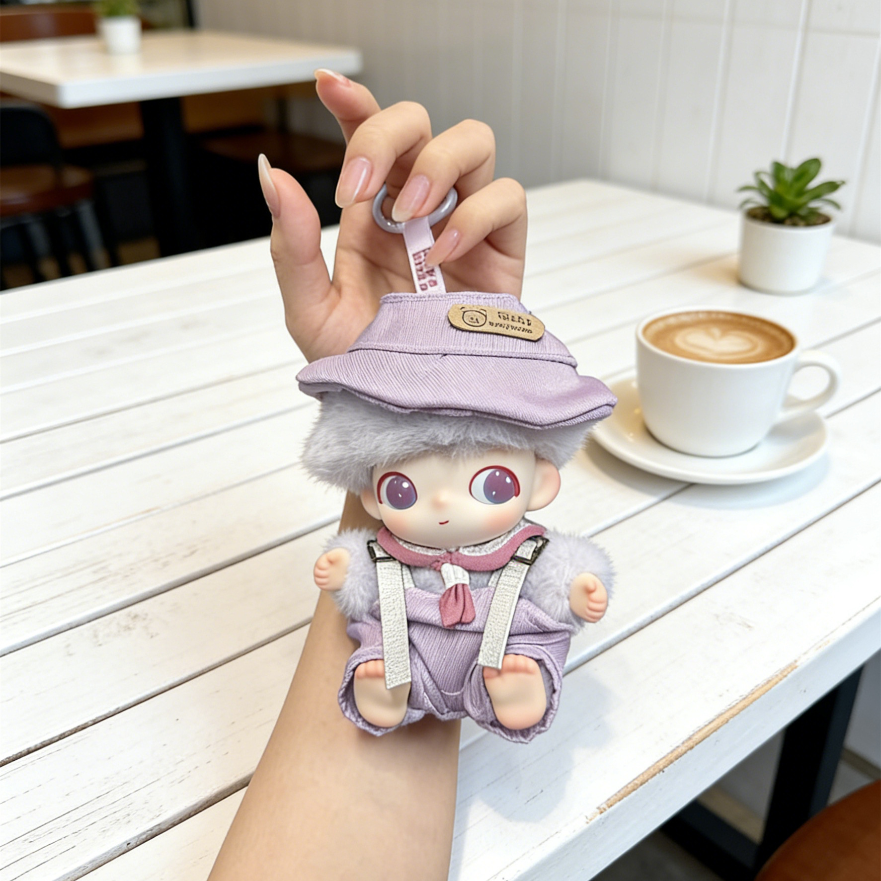 Mono morado para bebé - Ropa de bebé