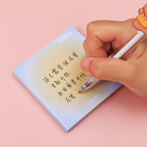 Bloc de notas lindo personalizado nota adhesiva personalizada Bloc de notas de impresión por sublimación con logotipo - Product Image 4