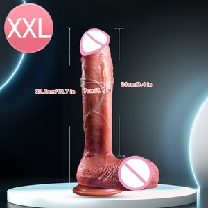 22-32,5 cm Masturbation Große schwarze Dildos Sexspielzeug für Frauen Lebensechte flüssige Silikon Riesige <span class=keywords><strong>Dildo</strong></span> XxL - Product Image 6