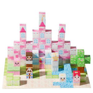 Juego de rompecabezas de cubo de bloque magnético modelo 3D juguete educativo para niños hecho de plástico - Product Image 4