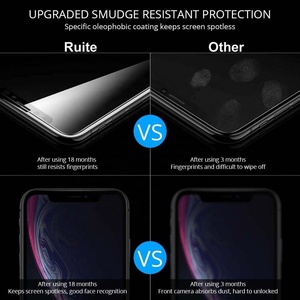 Yüksek kaliteli ipek ekran 9H 2.5D cep telefonu temperli cam Iphone X Xs XR XS Max ekran koruyucu - Product Image 6