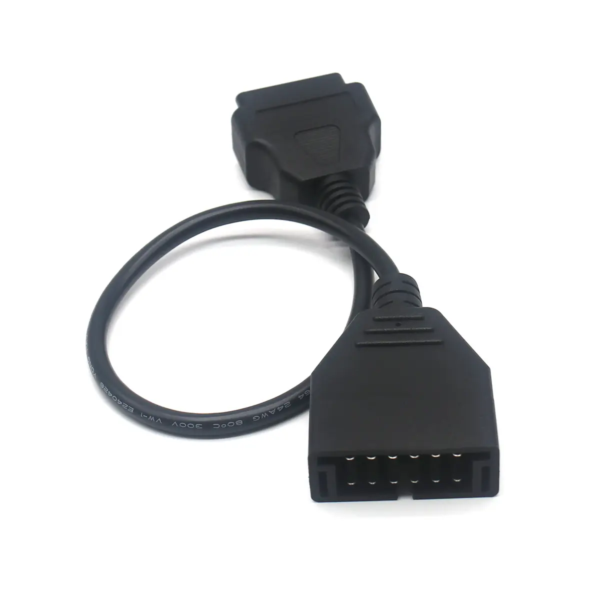 Nieuwe Lt004 Obdii Verlengkabel Mannelijke 12 Pin Naar Vrouwelijke 16 Pin Scanner Voertuig Elm327 Diagnostisch Hulpmiddel Obd 2 Auto Onderhoud