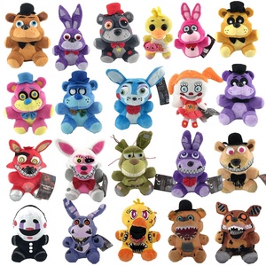 JM Wholesale New 25cm <strong>Fnaf</strong> Nightmare Freddy Bear Foxy Springtrap Bonnie <strong>Plush</strong> Toys at Toy Soft Stuffed Animal Doll - Product Image 1