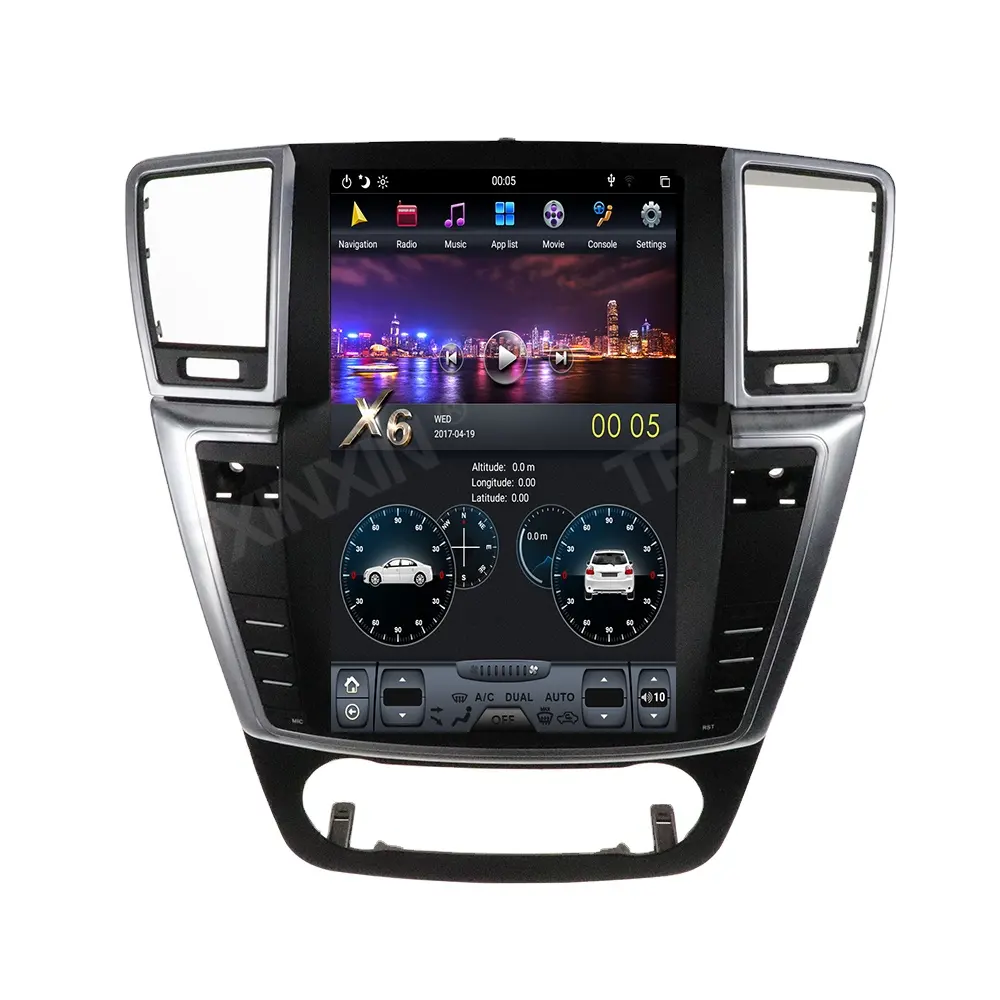 12.1 Tesla Radio 128G Android Auto Stereo Auto Multimedia GPS-Player Für Mercedes-Benz ML GL 2012-2016 Hea dunit Autoradio