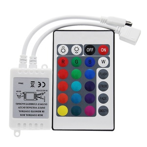 Factory Wholesale Custom 1-24 Keys Mini <strong>Controller</strong> for Full RGB Dimming Color Light Changing IR DIY Smart Remote <strong>Controller</strong> - Product Image 2