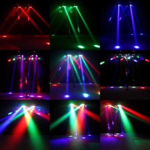 U'King Mini 9 kafa kuş sallayarak kafa sahne etkisi ışık RGB Led DMX512 ve ses aktif Led sahne ışıkları - Product Image 4