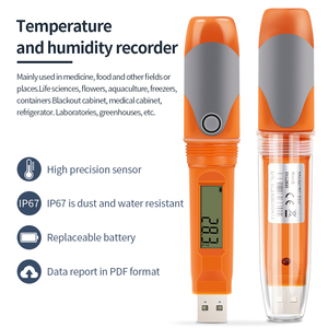 RC-51H Portable Temperature/humidity <strong>Data</strong> Logger High Precision USB <strong>Data</strong> Recorder 32000 <strong>Data</strong> Capacity - Product Image 4