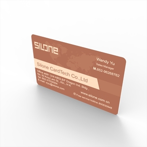 カスタム印刷ロゴQRコード13.56Mhz ntag213/215/216ソーシャルメディア用メタルNFCスマート名刺 - Product Image 4