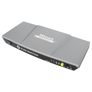 TESmart2ポートhdmiビデオスイッチャーkvmスイッチボタンホットキーIRリモートマウスジェスチャー2x1 HDMIKVMスイッチを介して簡単に制御 - Product Image 1