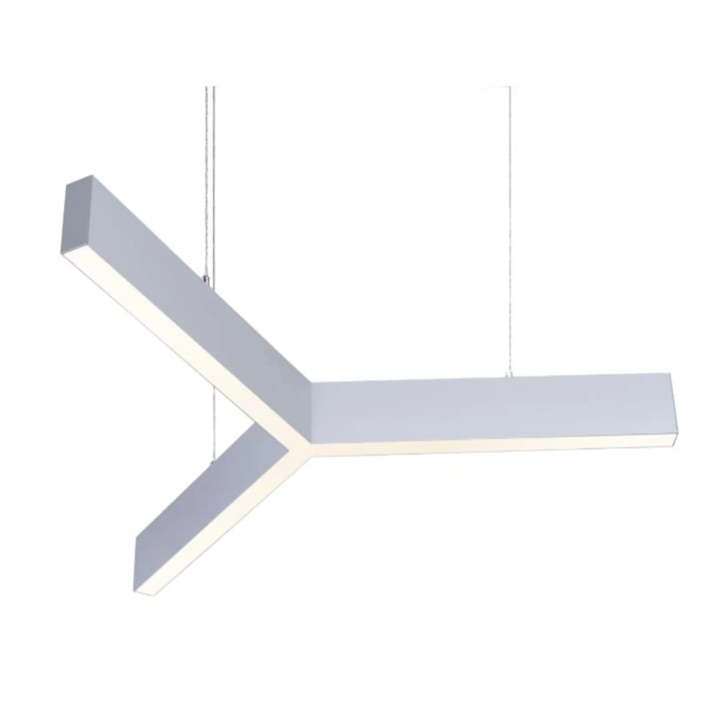 Profilo in alluminio led lineari trunking sistema di illuminazione ha condotto la luce lineare ha condotto la luce del tubo