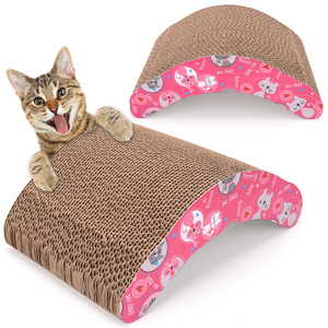 Fabricante al por mayor, diseño de múltiples formas, catnip cat, tablero corrugado para rascar - Product Image 2