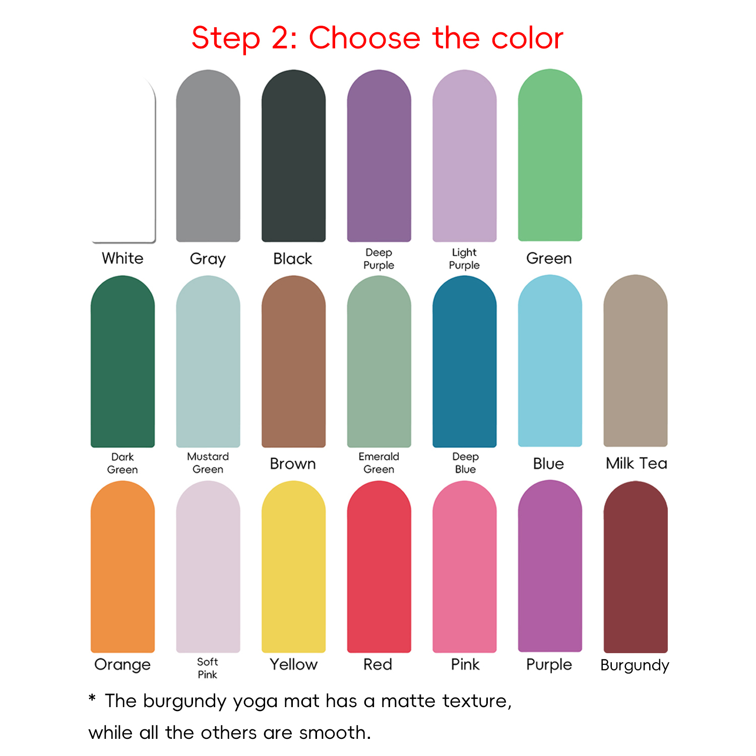 Color en existencia