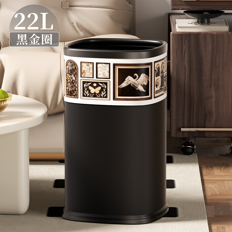 22L - Square, Tall, Black Bezel Impression Style