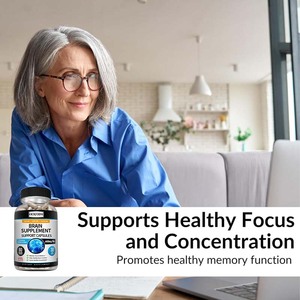 OEM Neuro Brain Cápsulas para la memoria y el enfoque Nootropic Brain Support Suplemento para el Apoyo cerebral