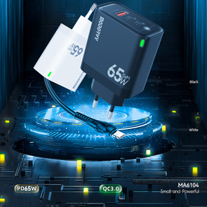 MODORWY ab A + 2C USB duvar şarj 65W GaN hızlı şarj 8 türleri koruma yanmaz ve yüksek sıcaklığa dayanıklı - Product Image 2