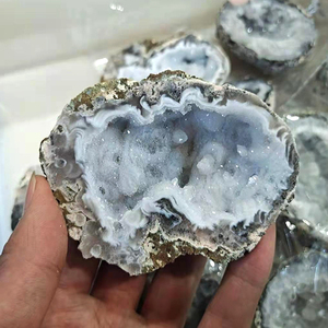 Yüksek kalite akik kaba ham taş Geode Mineral doğa oluşumu akik kristal Geode Feng Shui için ev dekorasyon hediyeler - Product Image 4