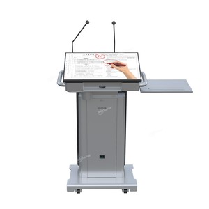 360SPB SP24A Podio digital con pantalla de visualización Mesa interactiva Terminal Información Smart Media Kiosk - Product Image 2