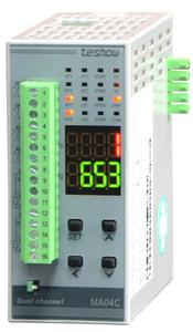 Teshow MA04C <strong>PID</strong> Thermostat <strong>Controller</strong> 2 Input 2 <strong>Output</strong> 2 Alarms 24VDC Plastic DIN Rail <strong>Temperature</strong> <strong>Controller</strong> OEM/ODM