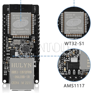 Scheda di sviluppo WT32-ETH01 ESP32 modulo scheda di sviluppo porta seriale integrata wi-fi e Blue-tooth Dual-Mode supporto Ethernet - Product Image 2