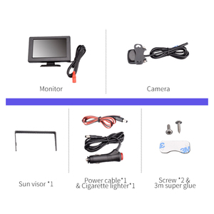 4.3'' Monitor Digital <strong>Wireless</strong> Car Reversing Camera Kits Parking <strong>Reverse</strong> Camera <strong>System</strong> Car Rear View Camera - Product Image 6