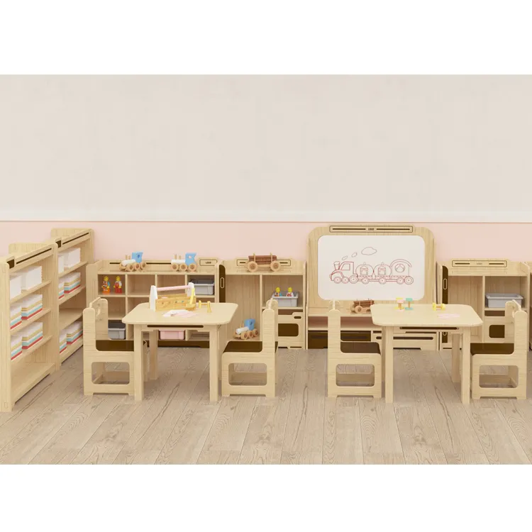 Móveis de madeira para crianças, venda por atacado de móveis para crianças